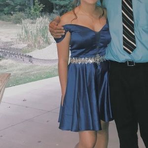 Off the Shoulder Homecoming Dress